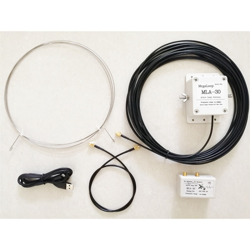 MLA30+ MLA30 Plus Active Magnetic Loop Antenna Low Noise 500KHz-30MHz 1