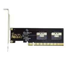 Placă de expansiune PCIe 4.0 X16 la 4 porturi compatibilă NVMe PCI-E Gen4/3
