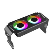 Datamaskinens RAM-minnemodulkjøler PC DDR4/5 RGB-kjøleradiator (A)