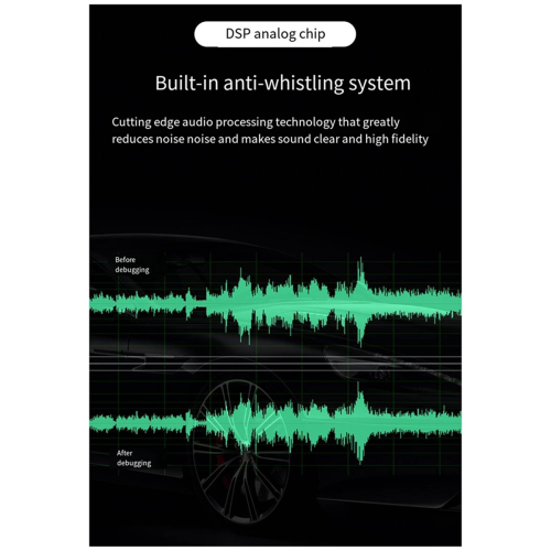 Auto Square 9 Band Graphic Equalizer Digital Car Audio 1