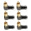 6 buc conector audio mufă mascul cot unghi drept 90 grade 1