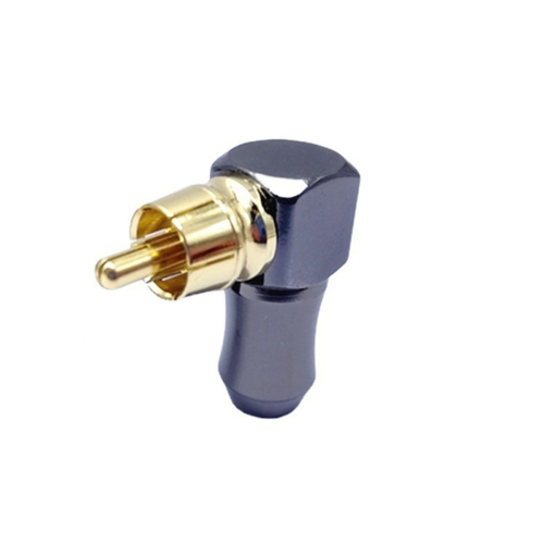 6 buc conector audio mufă mascul cot unghi drept 90 grade 1