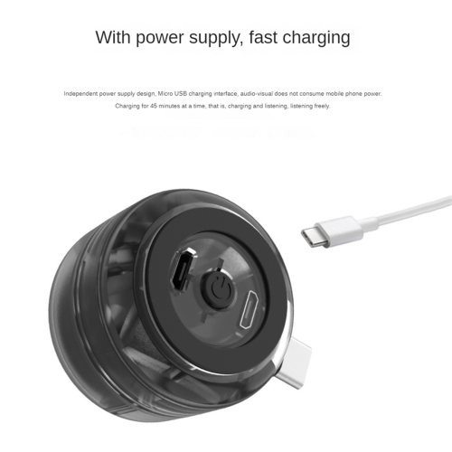 Mini Speaker Universal Type-C Sound Box Type-C Plug in Phone Clear 2