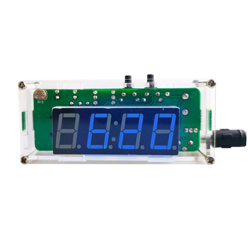 4-Digit Digital DIY Clock Kits, Alarm Clock Soldering Practice Kit,B 2