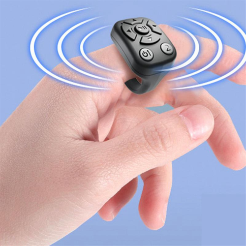 Trådløs BT-utløserknapp Mini fingertuppring 1