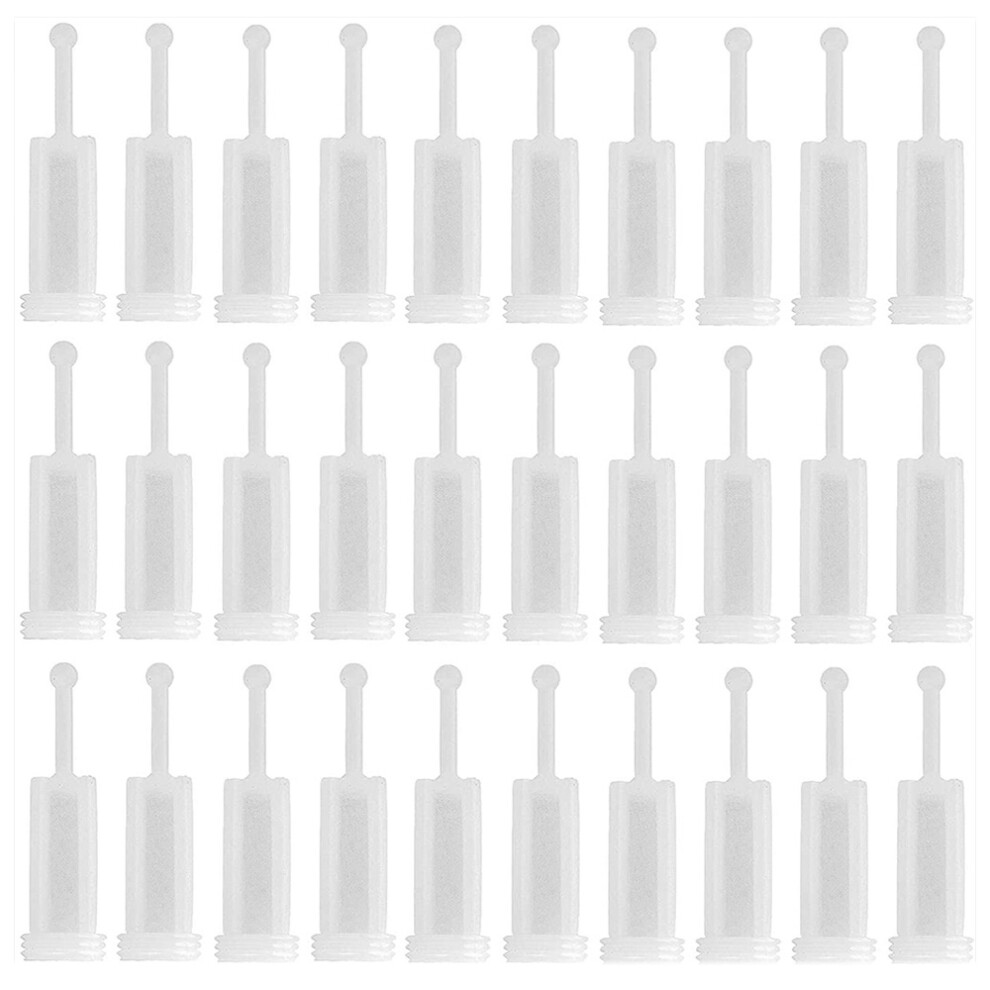 30Pcs Disposable Hvlp Feed Paint Strainers Fine Mesh, White 4853719360738
