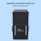 Parasolar magnetic pliabil, cu magnet, negru 6