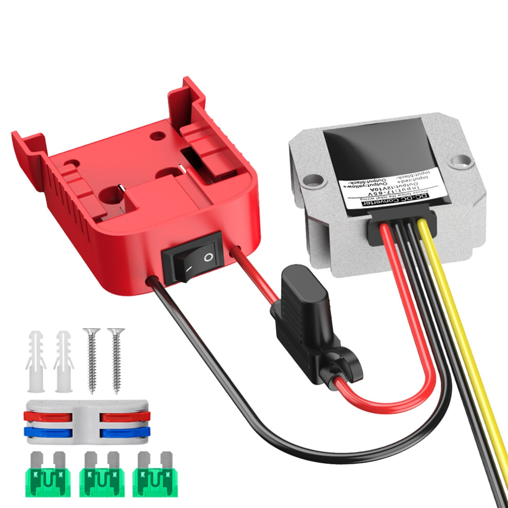 For Adapter 18V Lithium Battery Adapter With Fuse 4853719365795