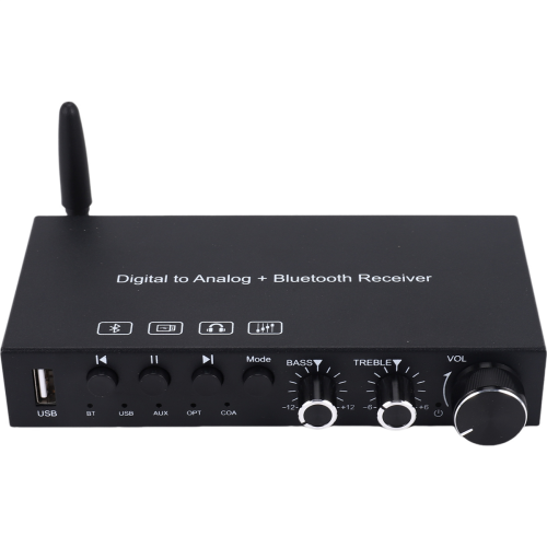 Convertor digital-analogic USB 192KHz cu amplificator pentru căști