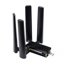 5G-dongleutvidelseskort med fire antenner USB 3.1