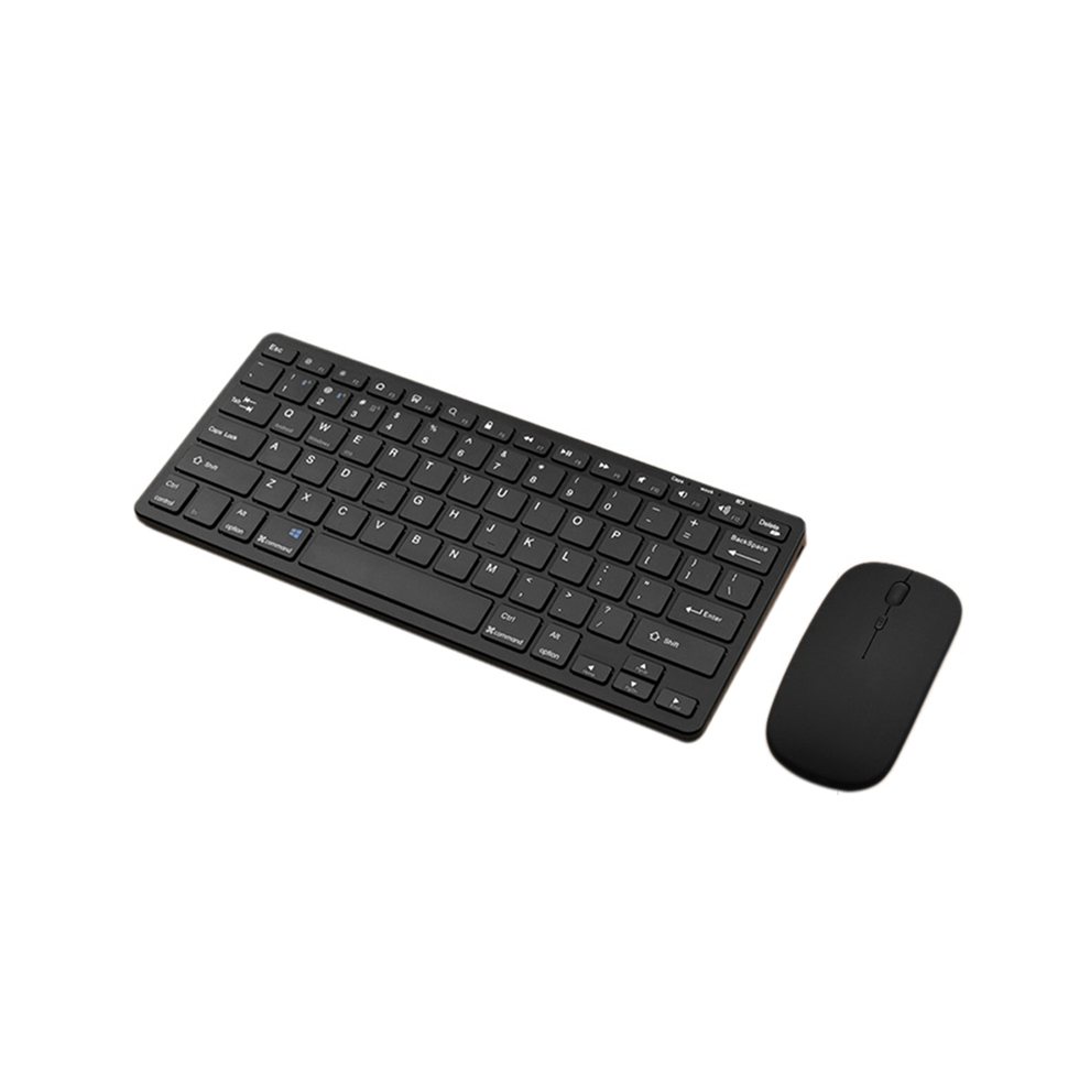 Tastiera E Mouse Bluetooth Wireless, Tastiera A Tre Modalità, Nera