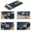 Placă Wifi cu bandă duală BCM94360CS2 + placă adaptor NGFF M.2 Key A/E 6
