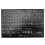 Adesivos para teclado russo com layout de letras, letras brancas 2