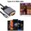 TYPE C til VGA-kabel USB 3.1 til VGA-adapter 10 Gbps HD-skjermkabel 7