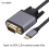 TYPE C til VGA-kabel USB 3.1 til VGA-adapter 10 Gbps HD-skjermkabel 6