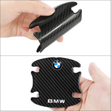 For BMW 8x Car Door Handle Bowl Anti-Scratch Cover Carbon Fiber Guard Protector Stickers