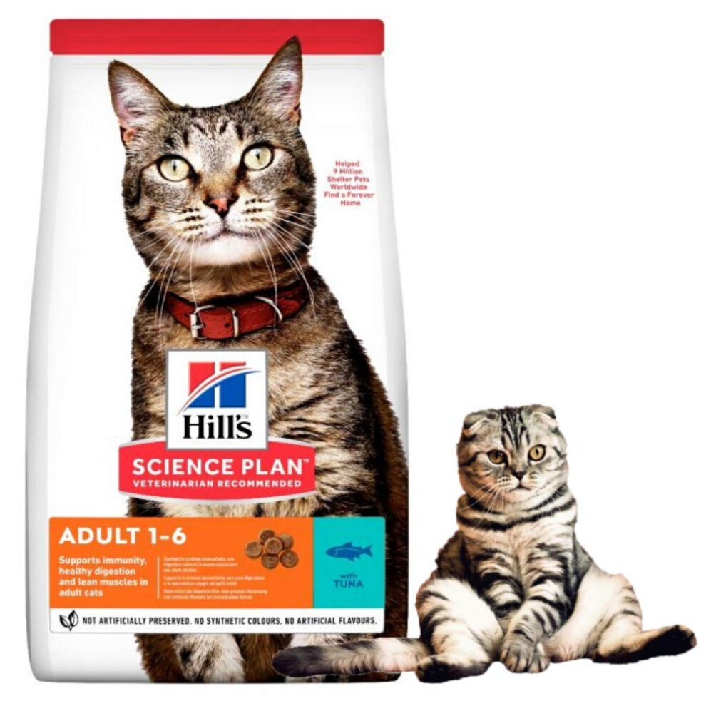 Hills Science Plan Adult Cat Dry Food Tuna Flavour 7kg