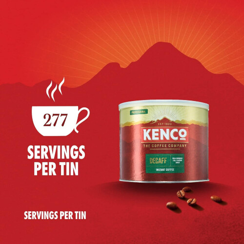 Kenco Kenco Decaf Instant Coffee 500g (Pack of 4) 2