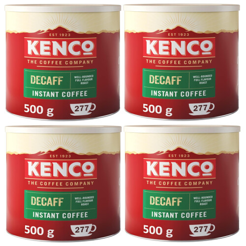 Kenco Kenco Decaf Instant Coffee 500g (Pack of 4)