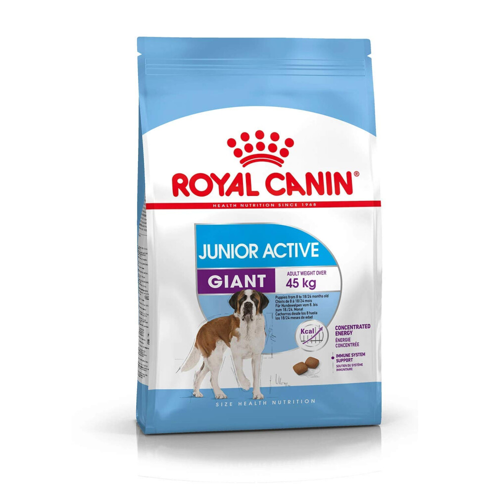 Royal Canin Puppy/Junior Dry Dog Food Giant Active 8-18/24 Months (>45Kg) 15Kg