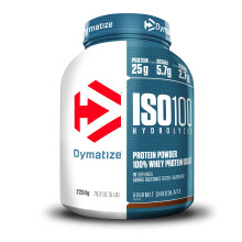 Dymatize ISO 100 Hydrolyzed Gourmet Chocolate 100 2264g - Whey Protein Hydrolysat + Isolat Powder