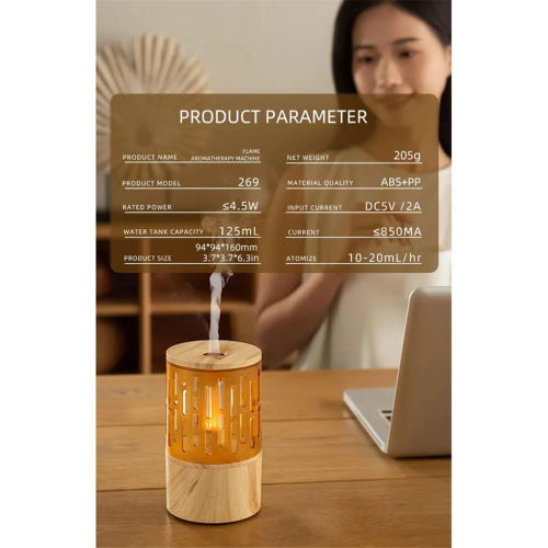 Candlelight Atmosphere Light Aromatherapie Luftbefeuchter Diffusor A