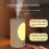 Rechargeable 600ml Portable Aroma Diffuser with Colorful LED Lights 7