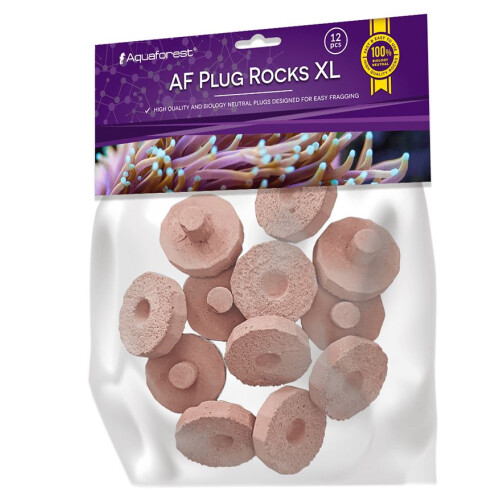 Aqua Forest Plug Rocks Red XL 12 PCs