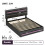 (4ft6 Double) Double Upholstered Bed Frame with Hydraulic Storage 10