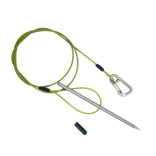 Fish Stringer with Clip Fish Holder for Diving Quick Handspear Stainless Steel Cable Stringer Fish Needle Hook