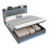 4ft6 Double Upholstered Bed Frame with Hydraulic Storage 11