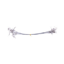 50Pcs 15cm/20cm/25cm High Strength Fishing Wire Leader Heavy Duty Fishing Stainless Wire Leader with Swivels and Hook