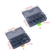 Fishing Tackle Organizers with Adjustable Dividers Waterproof Hooks Dividers Box 16x9x3cm