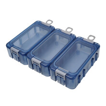 3Pcs Waterproofs Portable Tackle Box Organizers Luminously Fishing Accessory Box Sea Fishing Tackle Box Easy to Use