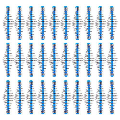 10/30Pcs Spring Coils Inline Methods Feeder Fishing Spring Feeder Baits Cage
