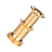 Fly Tying Hair Stacker Brass Hair Stacker Fly Tying Tool Fly Making Fishing Tackle Tool Detachable Fly Tying Accessory