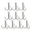 Double Fishing  Hook Fishings Squid  Hook Fishings Hook Tackle Stainless 3