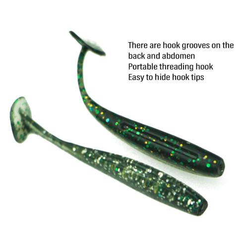 String Fishing Baits Strips Fish Baits Fish Skin  Baits Fishing Line 2