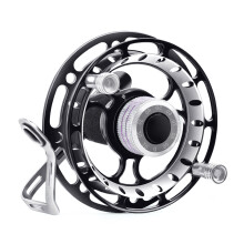 Fly Fishing Reels Fish Line Wheel with Drain Force Driving Cart Reels Wheel Ice Fishing Reels for Saltwater Freshwater