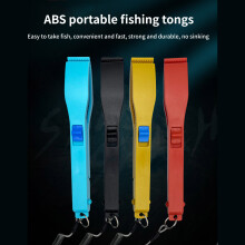 Fishing Gripper with Lanyard Plastic Fish Tongs Professional Fish Holder Grabber Black