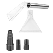Vacuum extractor attachment for carpet cleaning
