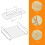 Grille de cuisson rectangulaire pour cuisinière double Foodi 6