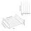 Grille de cuisson rectangulaire pour cuisinière double Foodi 7