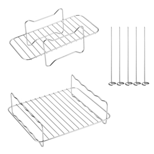 Grille de cuisson rectangulaire pour cuisinière double Foodi 1