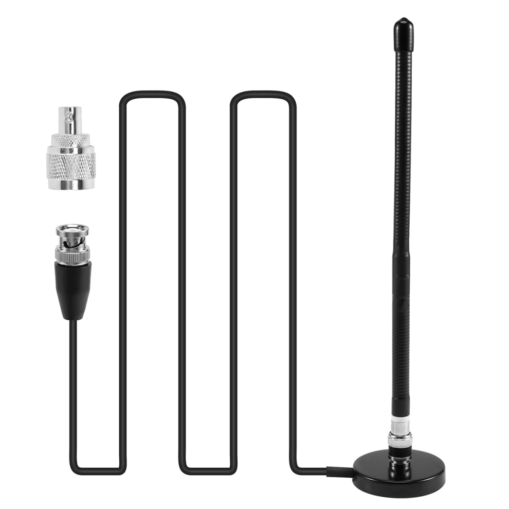 Cb Aerial Antenna 27Mhz Soft Whip Magnetic Base Bnc Pl259 Connector 4853436280494