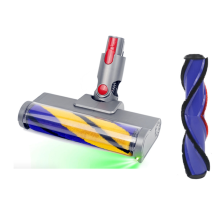 Staubsauger-Softroller-Reinigungskopf-Set mit LED-Licht für
