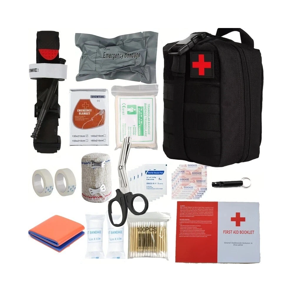 50pcs IFAK Trauma First Aid Kit Emergency Survival Camping Hiking Gear Set