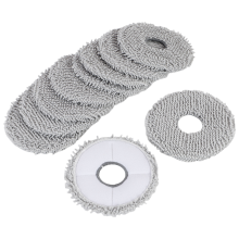 10er Pack Wischmopp für / X10+ Saugroboter, waschbar