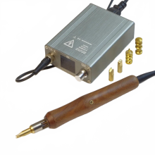 Dual Voltage Electric Leather Edge Creaser & Sealing Machine - 110V/220V Heat Stamping, Scoring, and Grooving Iron