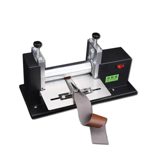 Compact Electric Leather Laminating & Press Machine with Manual Glue Dispenser and 8 Pull Tubes